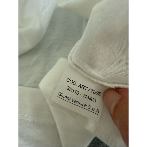 Versace Sport Vneck Raglan Logo Tshirt L - Picture 8 of 8